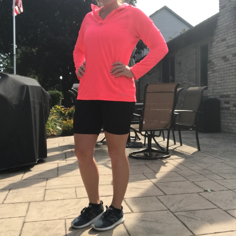 Champion neon quarter zip